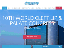 Tablet Screenshot of cleft2016icpf.com